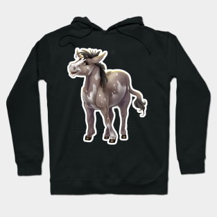 Piebald Donkey Hoodie